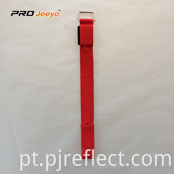 Reflective Red Zebra Print Webbing Armband Wb Mbw002